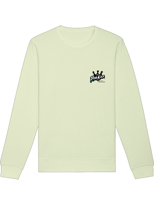 Sweatshirt Damen Richkizz Streetwear stem green casual basic wear