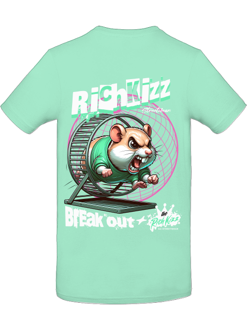 kids, young streetwear shirt, break out, hamster tshirt, casual young shirt 