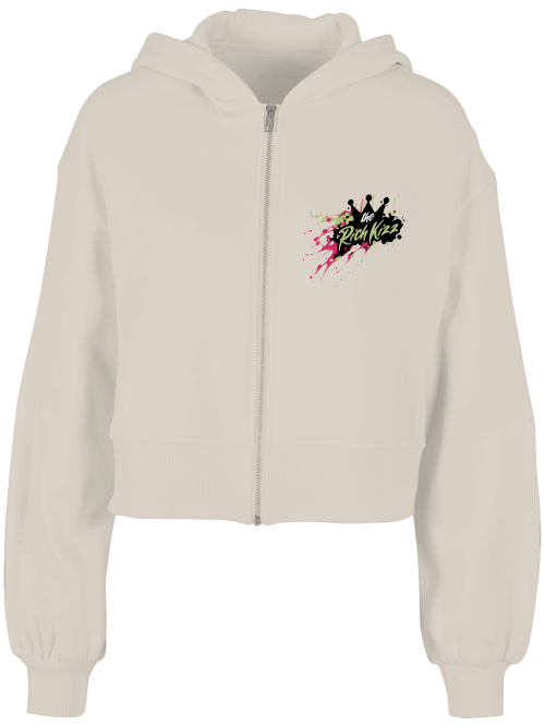 Ladies Short Oversized Zip Jacket Richkizz - 3AI Streetwear