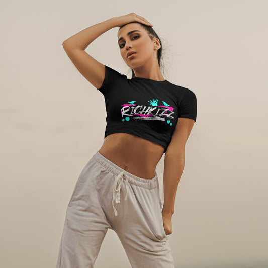 Frauen Crop Shirt 3ai Streewear Richkizz