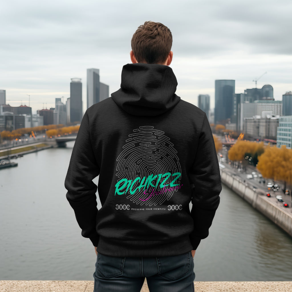 Herren Hoodie Richkizz Identity - 3AI Streetwear