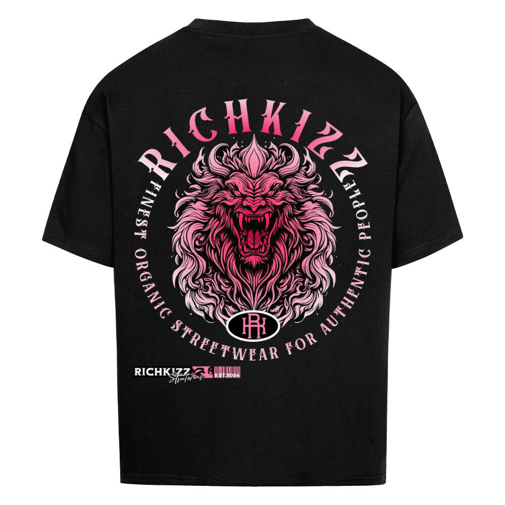 Lion Shirt Männer Oversize Herren ausgefallene coole angesagte Streetwear für Männer von Richkizz im Casual Urbanwear Streetstyle mit Print