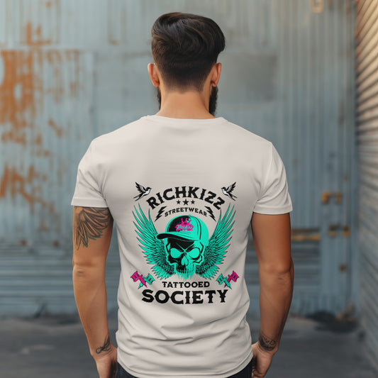 Herren Shirt Richkizz Tattoo Society - 3AI Streetwear