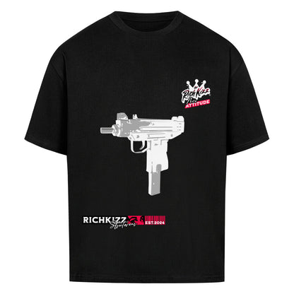 UZI_Shirt_oversize_m_nner_T-shirt_mit_gangster_gun_Print schwarz black streetwear