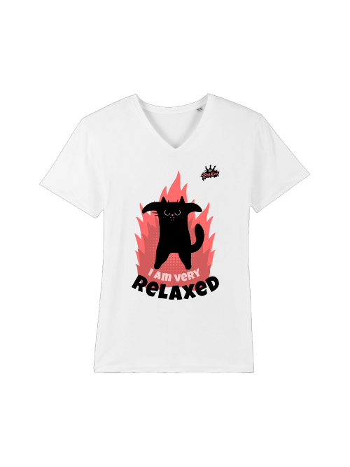 Young Streetwear Frauen Shirt Richkizz relaxed cat - 3AI Streetwear