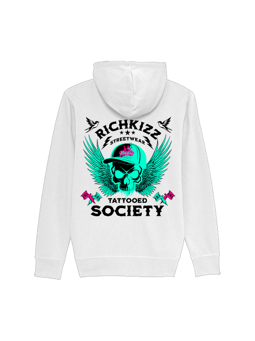 Herren Sweatjacke Richkizz Tattoo Society - 3AI Streetwear