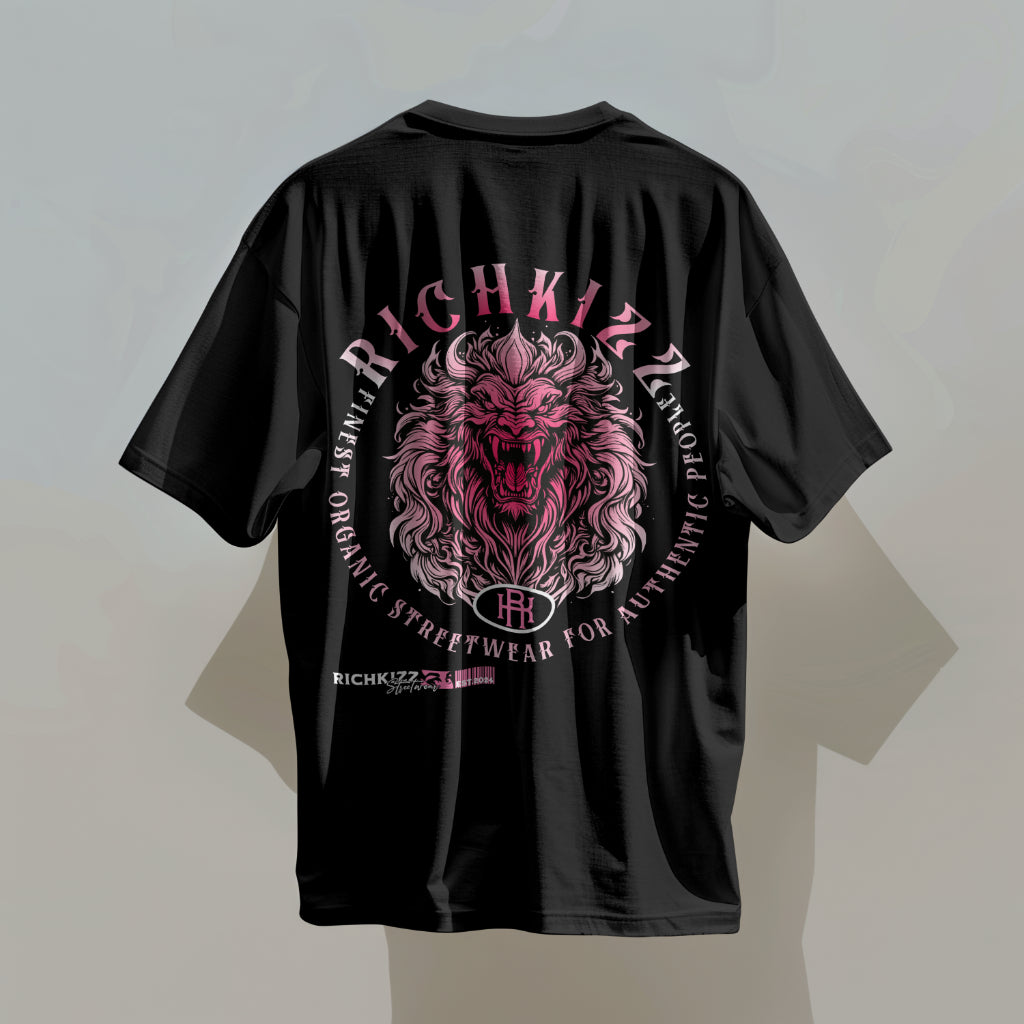 Männer oversize Shirt richkizz Lion Club krasses T-Shirt aus deutschland