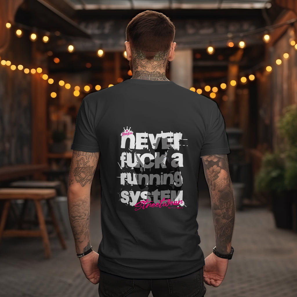 Herren Shirt 2.0 lässig Richkizz never fuck - 3AI Streetwear