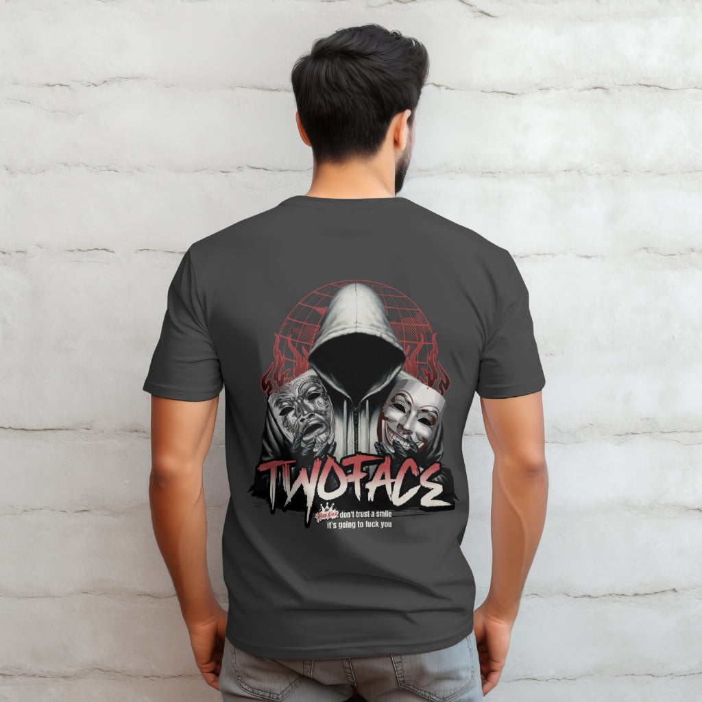 Twoface jung teenager t-shirt, streetwear für jungen und herren aus deutschland, zweigesicht t-shirt als casualwear von richkizz